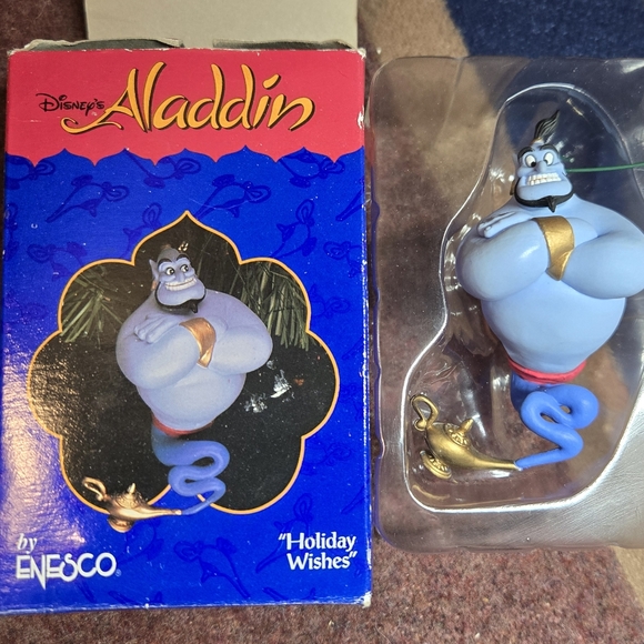 Aladdin Holiday Wishes Genie Ornament Disney With Damaged Box - Picture 1 of 7